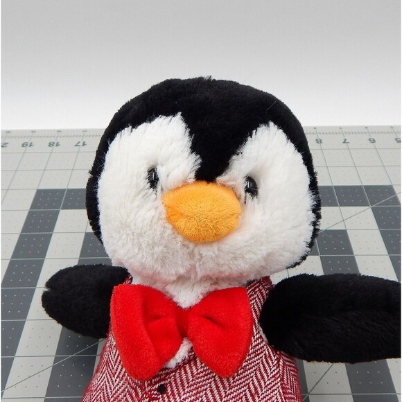 Aurora World Jasper the Penguin Plush Stuffed Animal Vest Bowtie 8 Inch - Picture 5 of 10